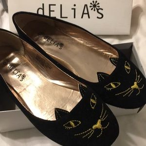 😺 Delia’s Meow Loafer/Smoking Slipper/Ballet Flat